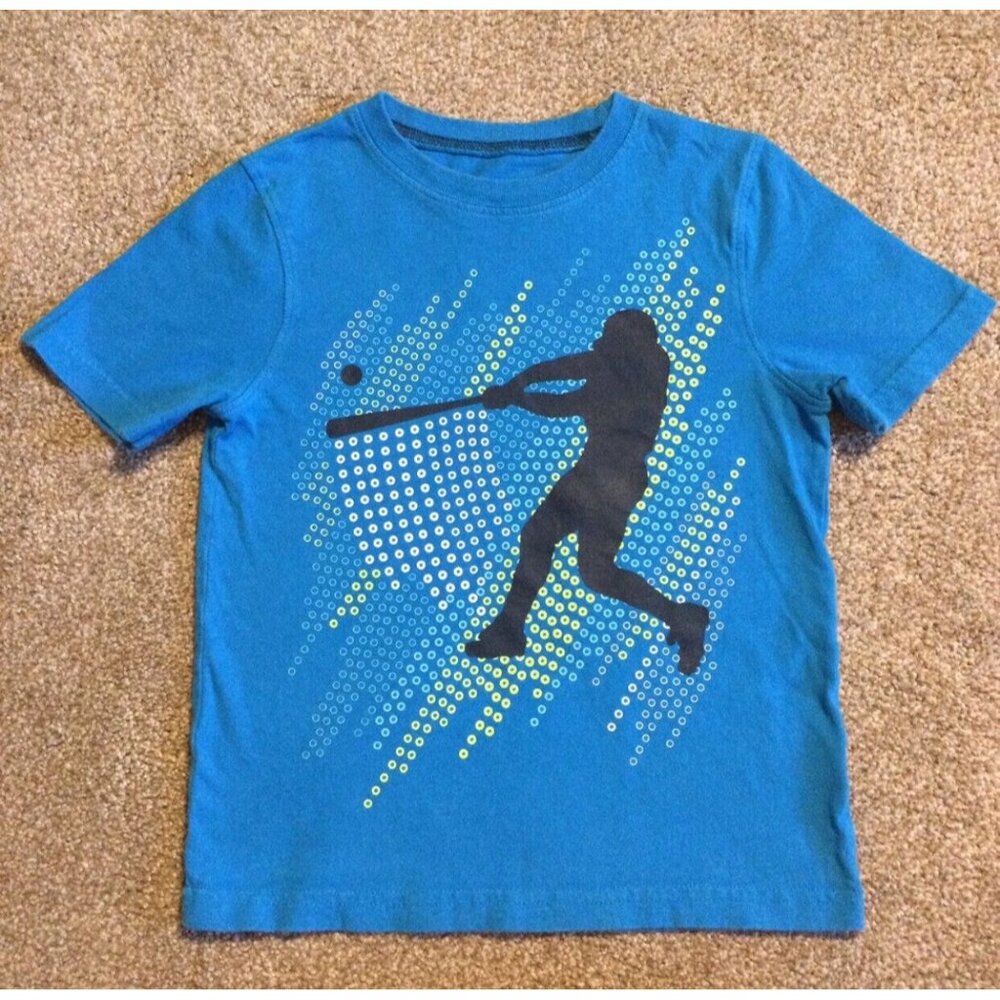 Sz 4 GUC Jumping Beans Blue Baseball Tee